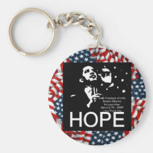 President of USA, Barack Obama Keychains