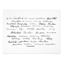 Presidential Signatures (United States Presidents) Custom Invitation