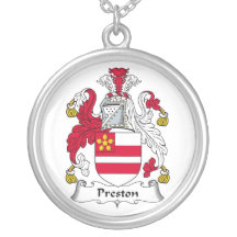 Preston Family Crest Custom Jewelry