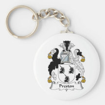 Preston Family Crest Keychains