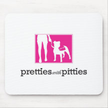 Pretties with Pitties Mousepads