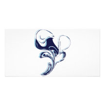 Pretty Abstract Art  #001 Picture Card