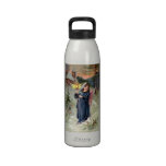Pretty Angel With Lantern Drinking Bottle