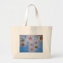 Pretty Art Nouveau Flowers Bag