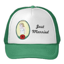 Pretty bride mesh hats