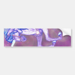 Pretty Carousel Unicorn Art Bumper Stickers