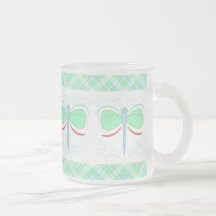 Pretty Cyan And Pink Dragonfly Mug