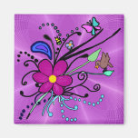Pretty Flowers Magnet