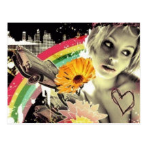 Pretty Girl Postcard