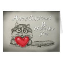 Pretty Kitty Sheryl, Christmas card