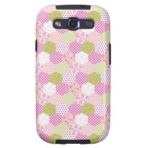 Pretty Pastel Pink Green Patchwork Quilt Design