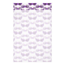 Pretty Purple Masquerade Ball Masks Mardi Gras Stationery