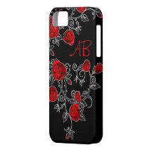 pretty roses iphone 5 case cover + your initials