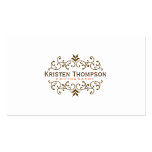 Pretty Swirls Business Card