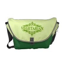 Pretty Vegetarian Design Courier Bags