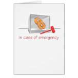 Pretzel Emergency Greeting Cards