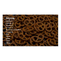 Pretzels Business Card Templates