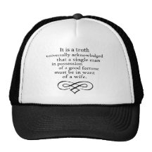 Pride and Prejudice Trucker Hat