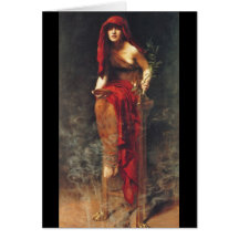 Priestess of Delphi Greeting Card
