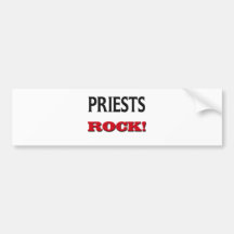 Priests Rock Bumper Sticker