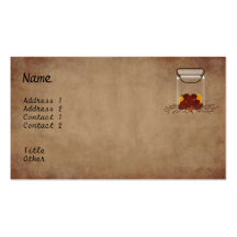 Prim Jar Fixins Business Card