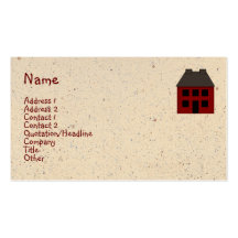 Primitive House Business Card
