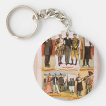 Primrose and Wests Big Ministrel Retro Theatre Keychains