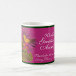 Primula floral art "World's Greatest Aunty" mug