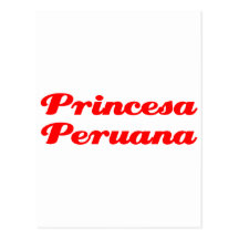 Princesa Peruana Postcard