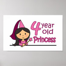 Princess Age 4 Poster