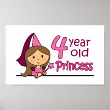 Princess Age 4 Poster