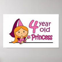 Princess Age 4 Posters