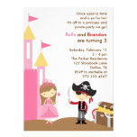 Princess and Pirate Invitation
