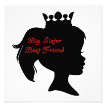 Princess Big Sister Best Friend Announcement