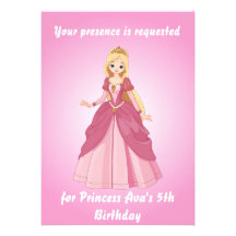 Princess Birthday Invitation