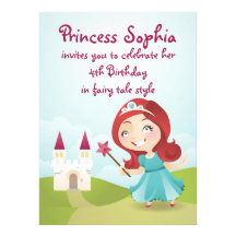 Princess Birthday Party Invite
