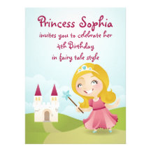 Princess Birthday Party Invite