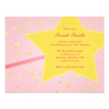 Princess Birthday Personalized Invites