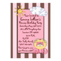 Princess,birthday,pink,brown,cute,invite,girly