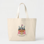 Princess Castle in the Clouds Canvas Bags