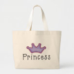 Princess Crown Tees and Gifts Tote Bag