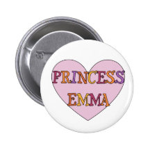 Princess Emma Pinback Button