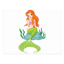 princess-mermaid post card
