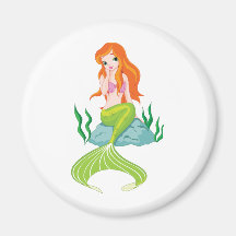 princess-mermaid refrigerator magnet