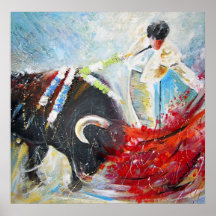 Print "2010 Toro Acrylic 02" - by Miki