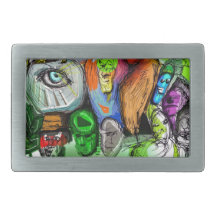 Print no 1 belt buckle