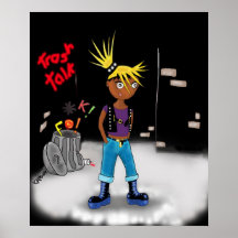 Print "Trash Talk" - by Kev Moore