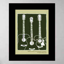 printed acoustic guitars