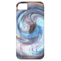 Printed Blue Paua Abstract Art iPhone 5 Cover