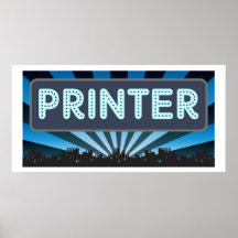 Printer Marquee